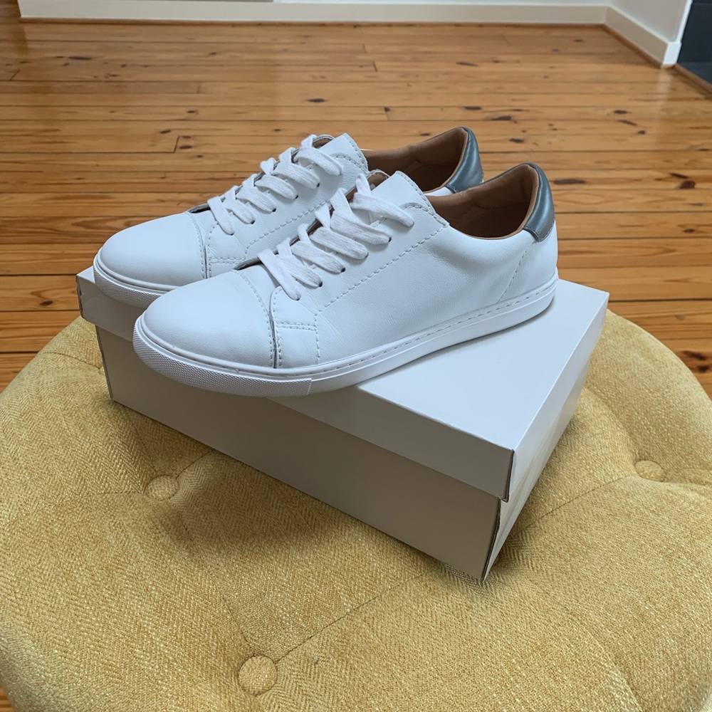 White Leather Shoes